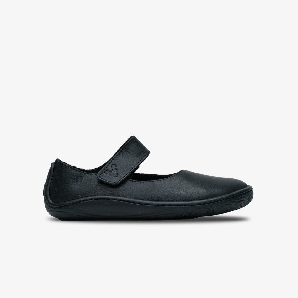Addis Wyn Kids Vivobarefoot Obsidian