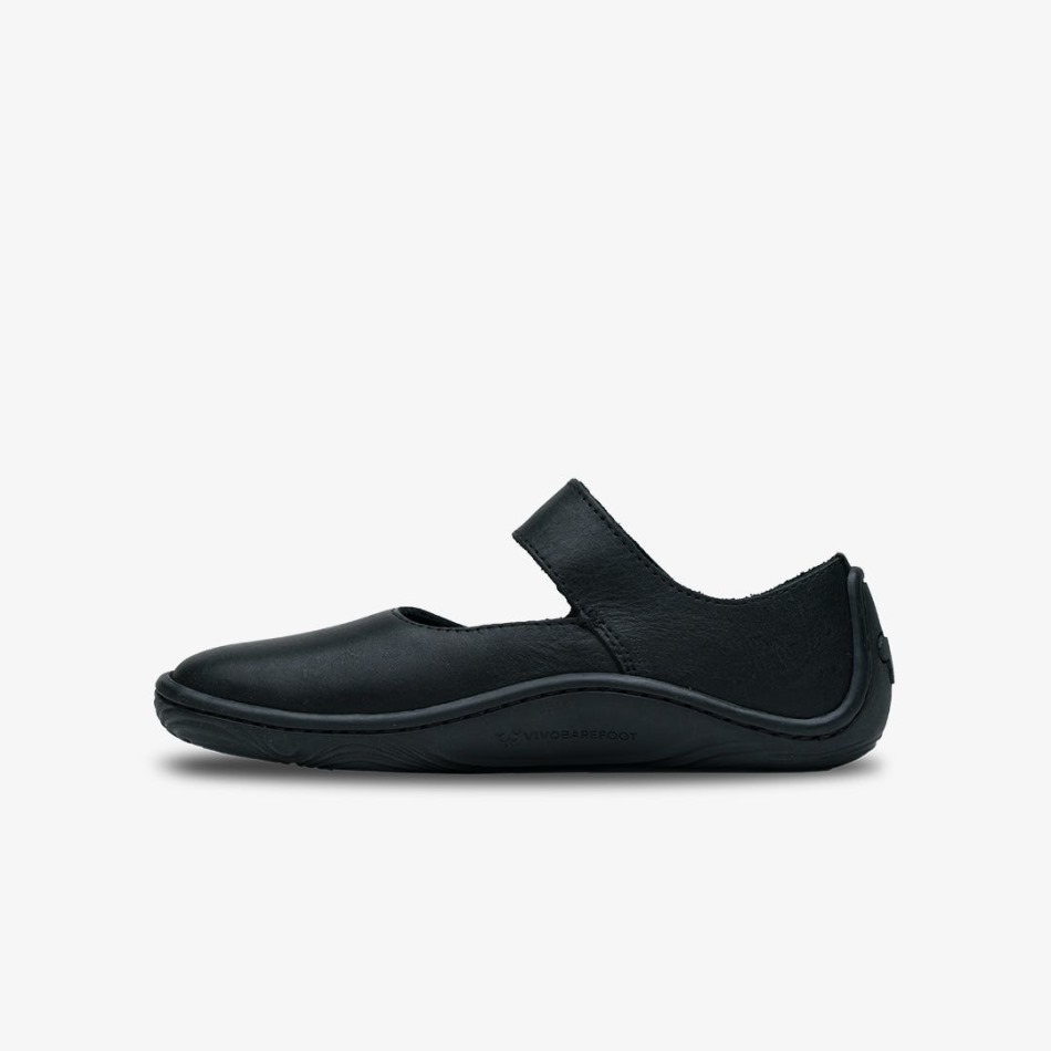 Addis Wyn Kids Vivobarefoot Obsidian