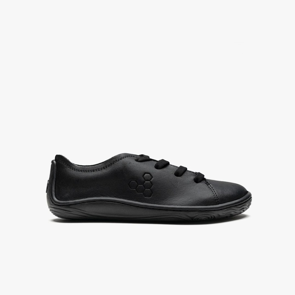 Vivobarefoot Addis School Kids Black
